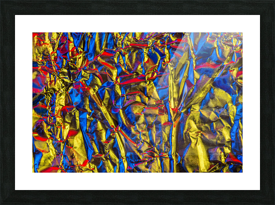 Aluminium Foil Picture Frame print