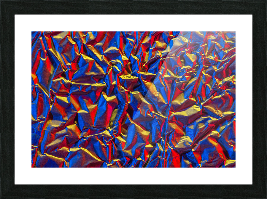 Aluminium Foil Picture Frame print