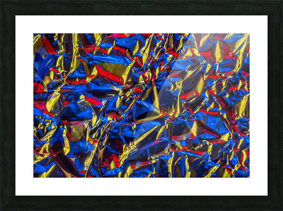 Aluminium Foil Picture Frame print