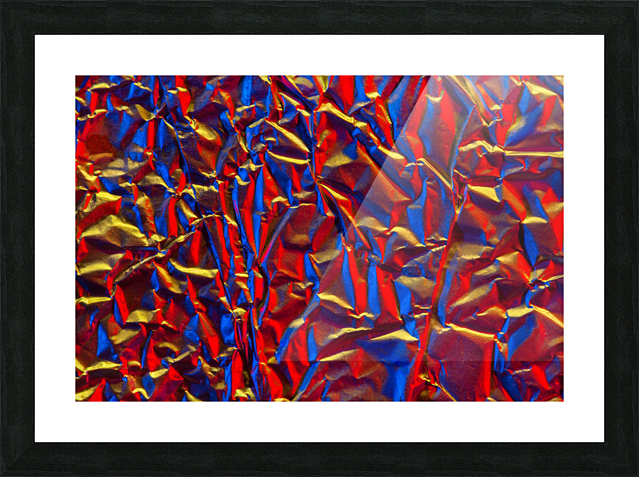 Aluminium Foil Picture Frame print