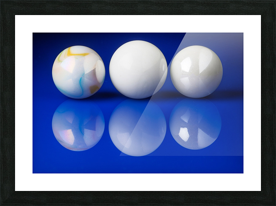Marbles Picture Frame print