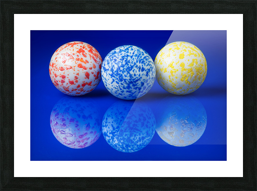 Marbles Picture Frame print
