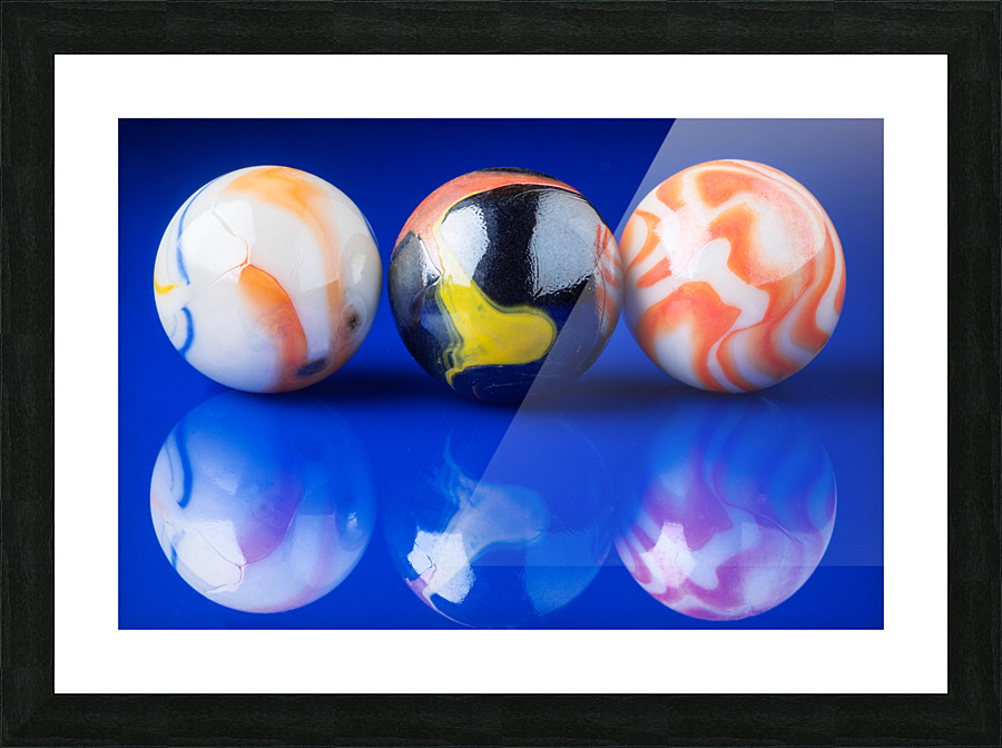 Marbles Picture Frame print