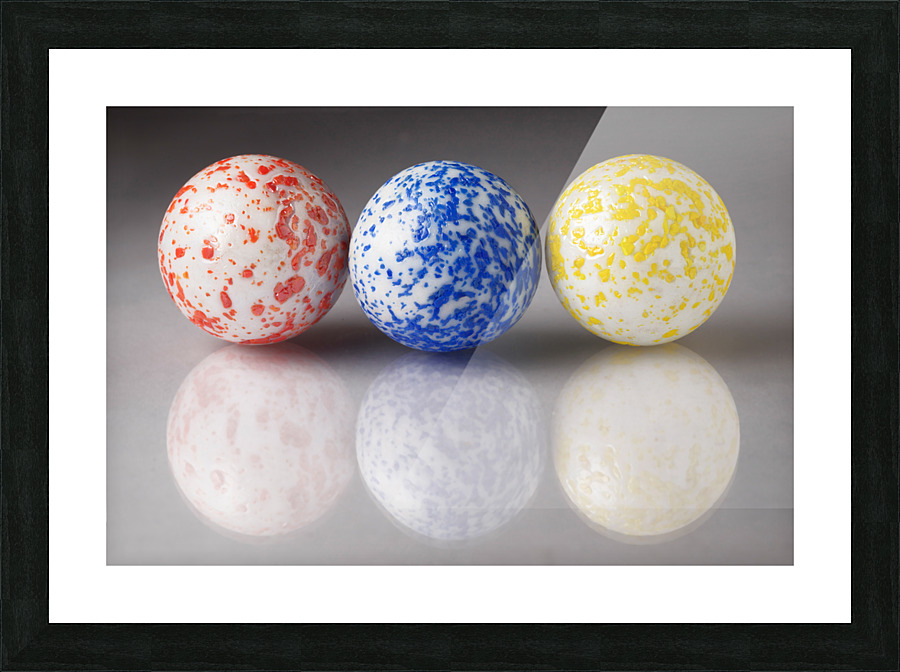 Marbles Picture Frame print