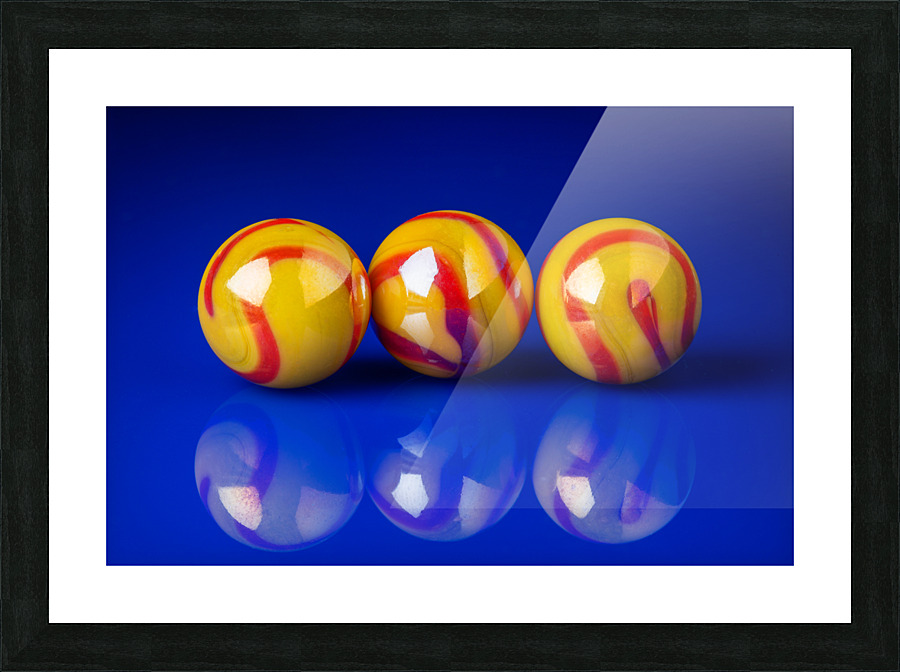 Marbles Picture Frame print