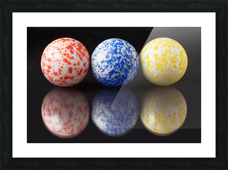 Marbles Picture Frame print