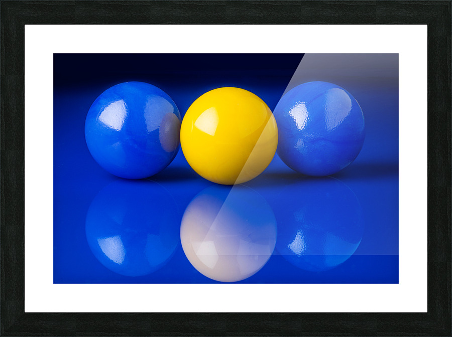 Marbles Picture Frame print