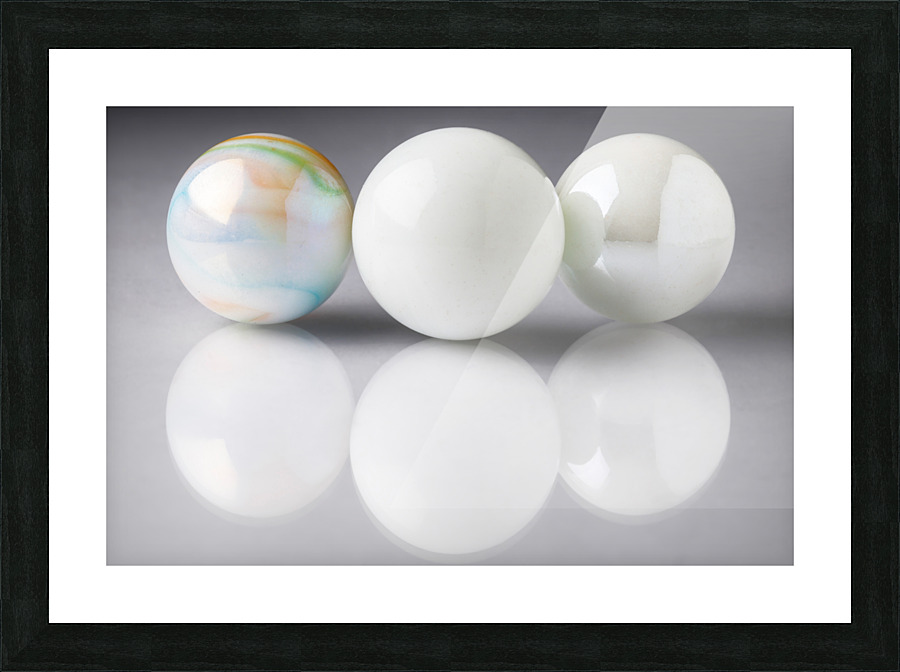 Marbles Picture Frame print
