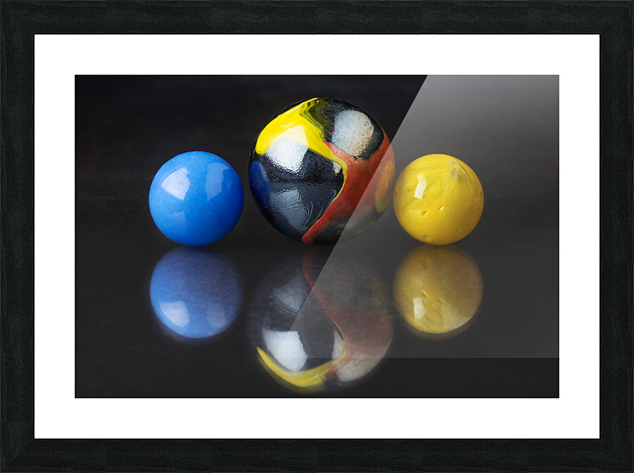 Marbles Picture Frame print