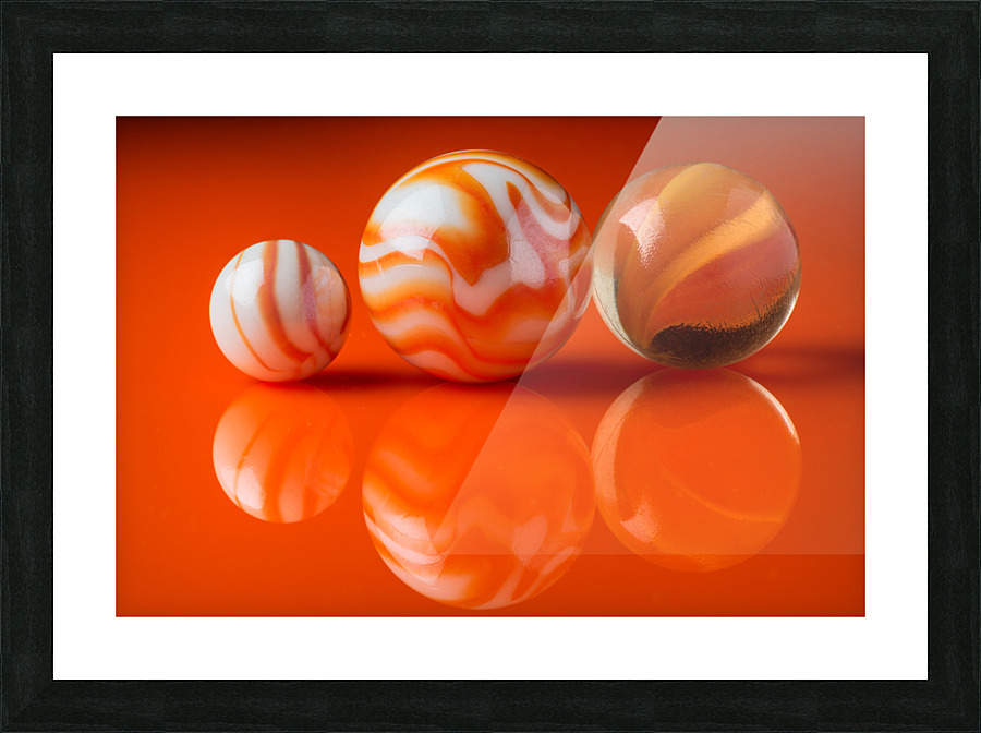 Marbles Picture Frame print