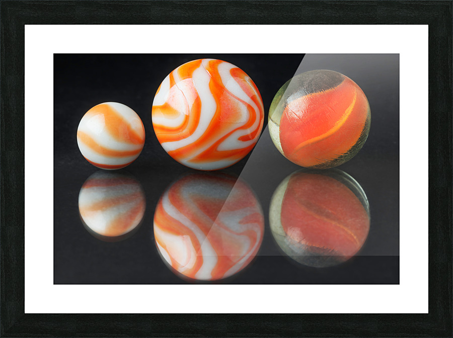 Marbles Picture Frame print
