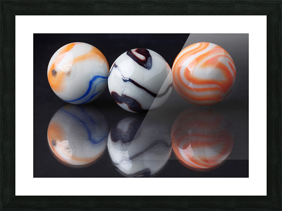 Marbles Picture Frame print