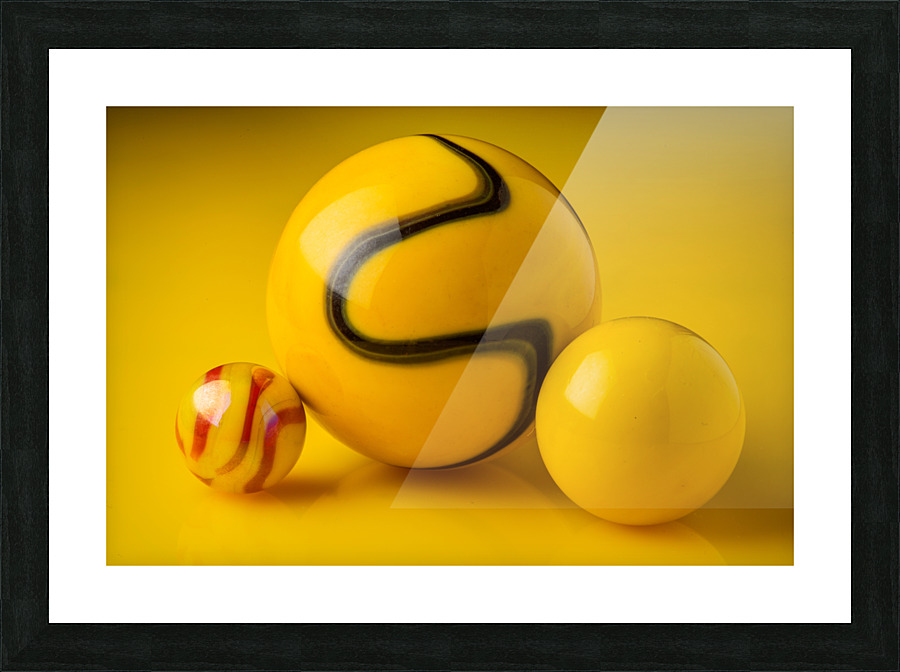 Marbles Picture Frame print