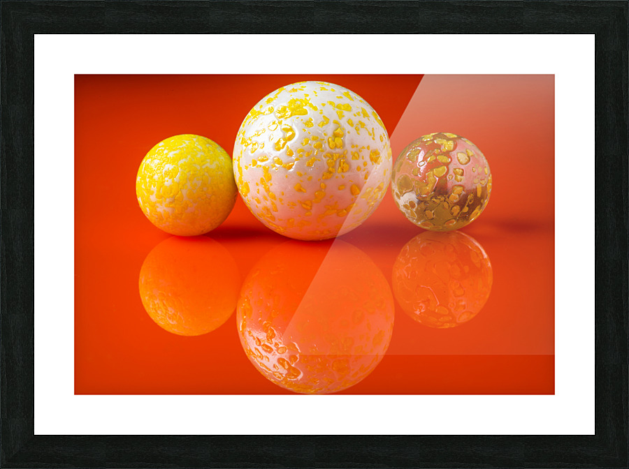 Marbles Picture Frame print