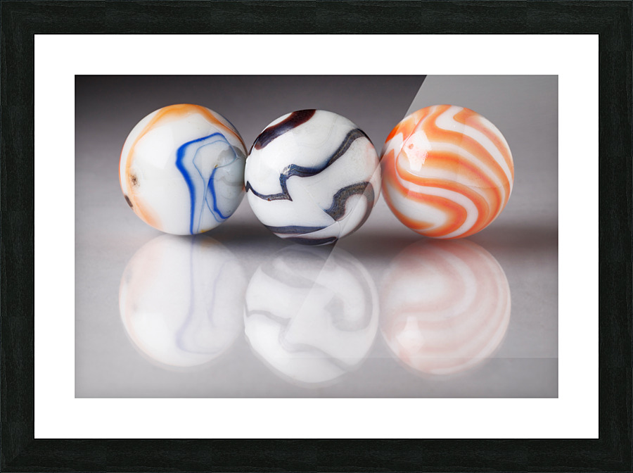 Marbles Picture Frame print