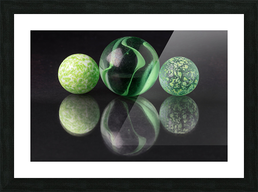 Marbles Picture Frame print