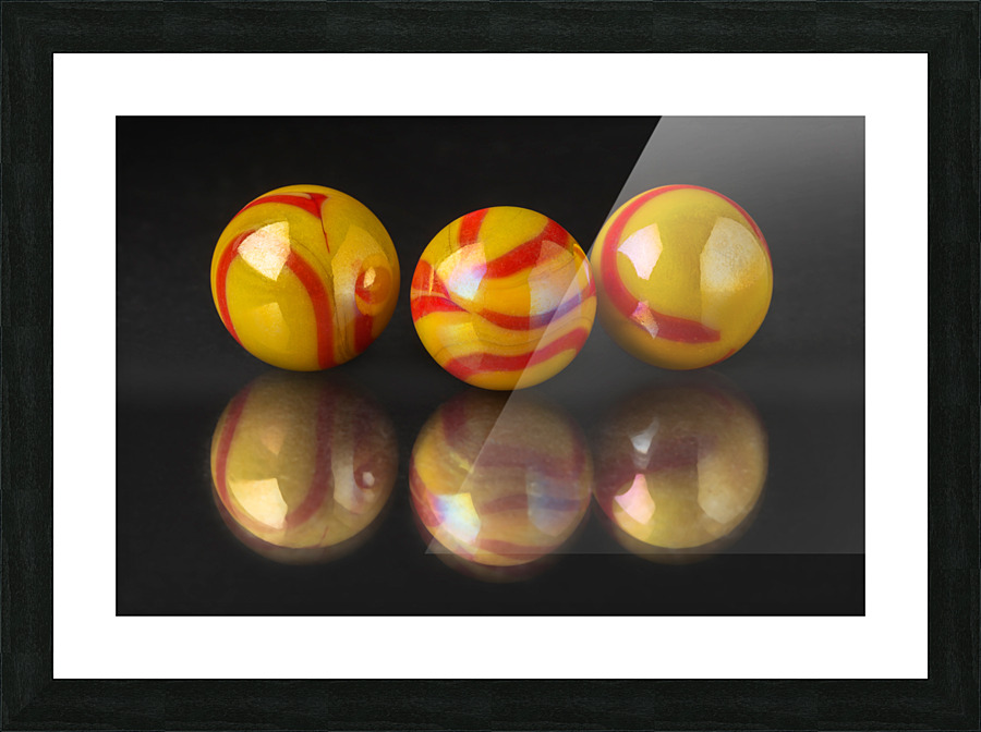 Marbles Picture Frame print