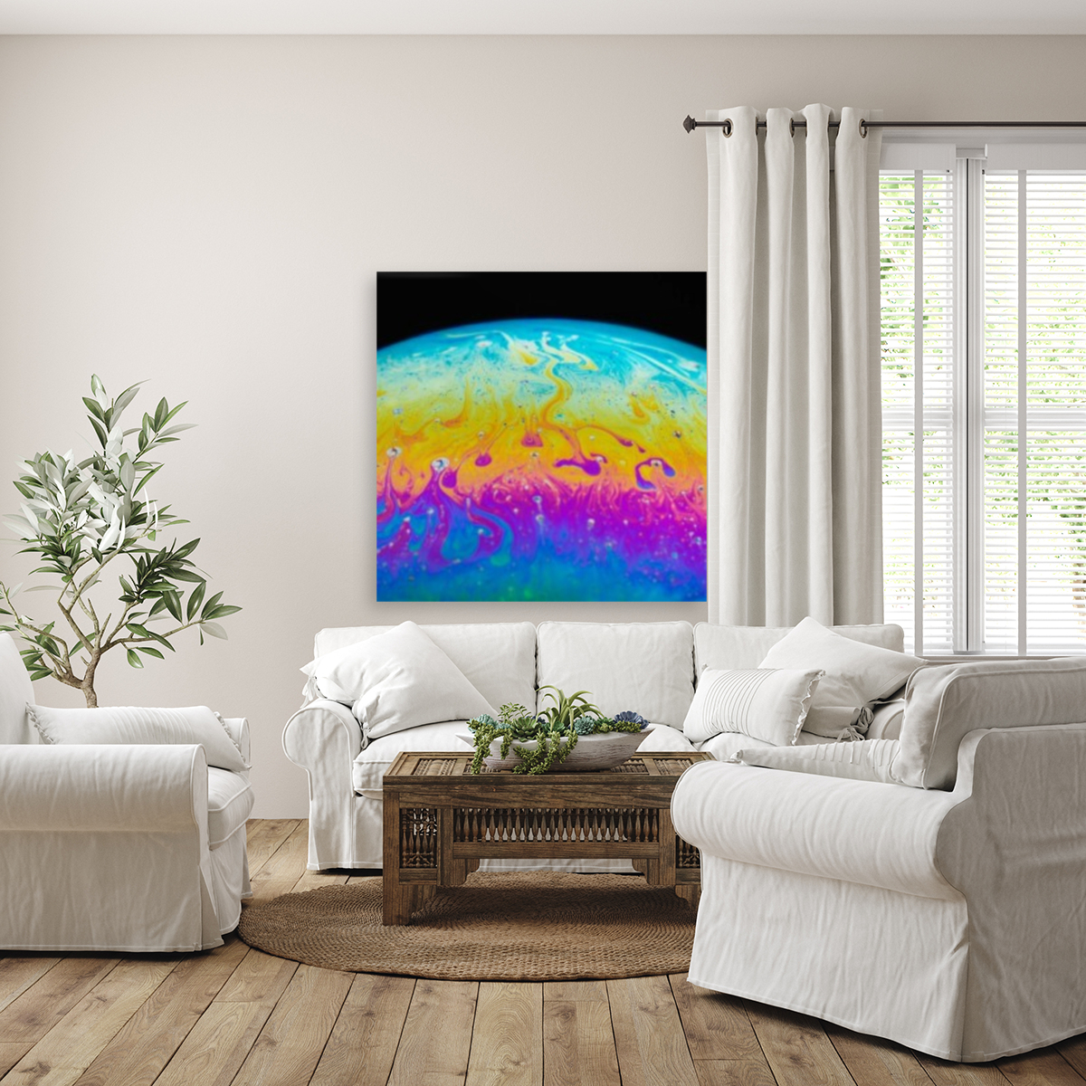Soap Bubble Close Up Reproduction