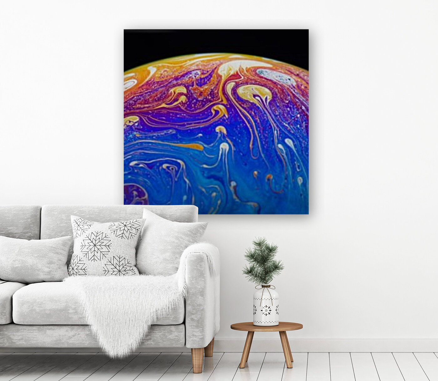 Soap Bubble Close Up Reproduction