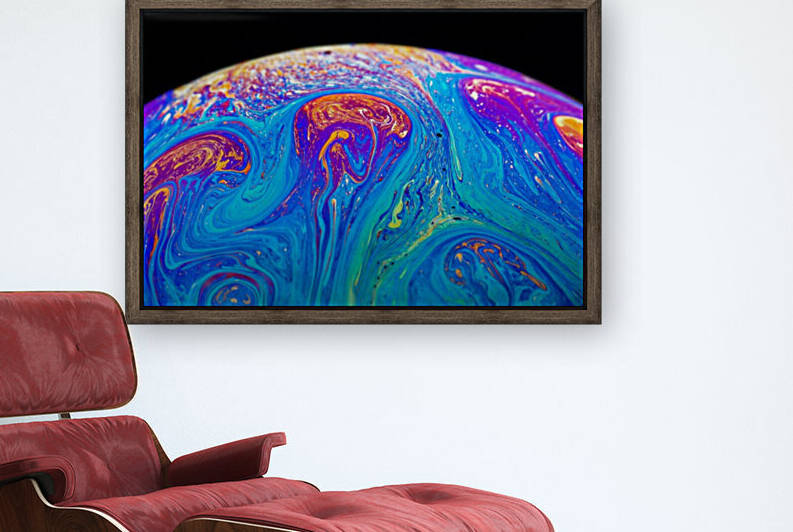 Soap Bubble Close Up by Philippe Monthoux