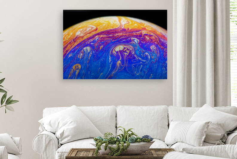 Soap Bubble Close Up by Philippe Monthoux