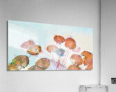 Lily Pads Contemporary Panoramic Acrylic Print