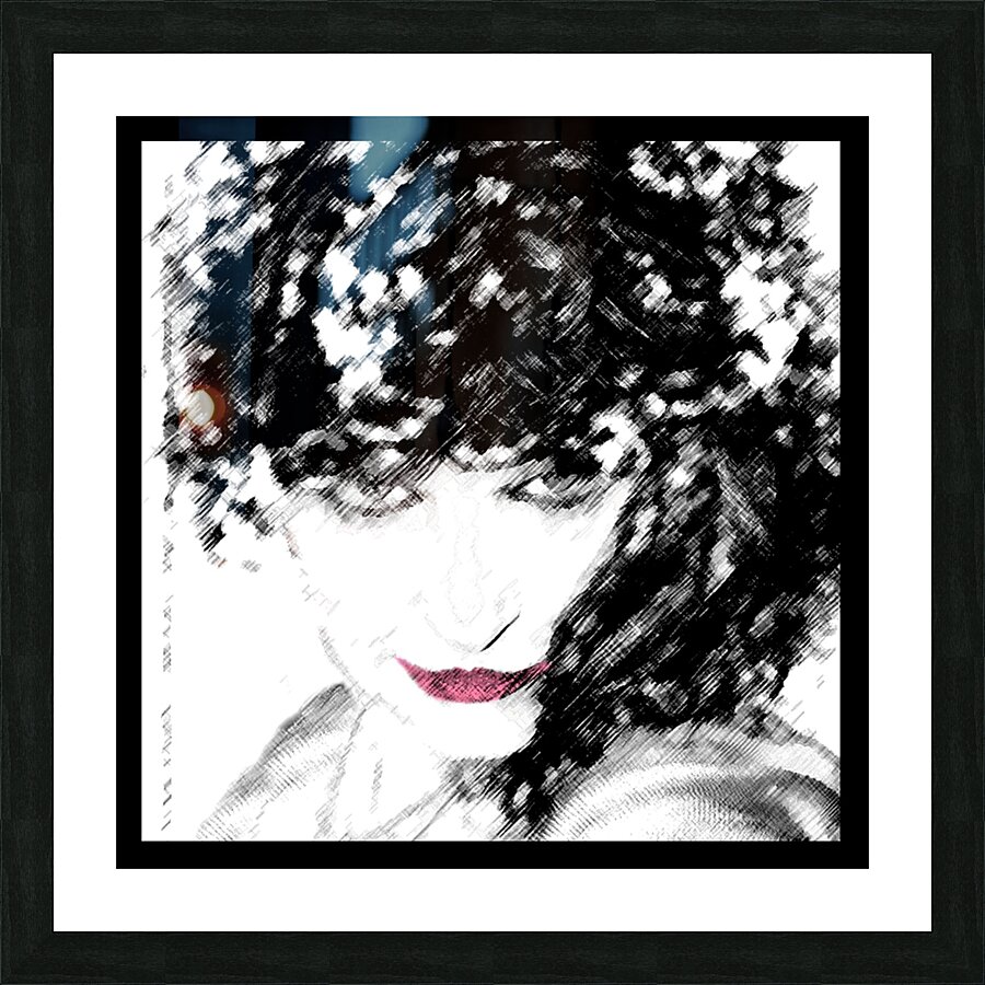 The Vamp  Picture Frame print