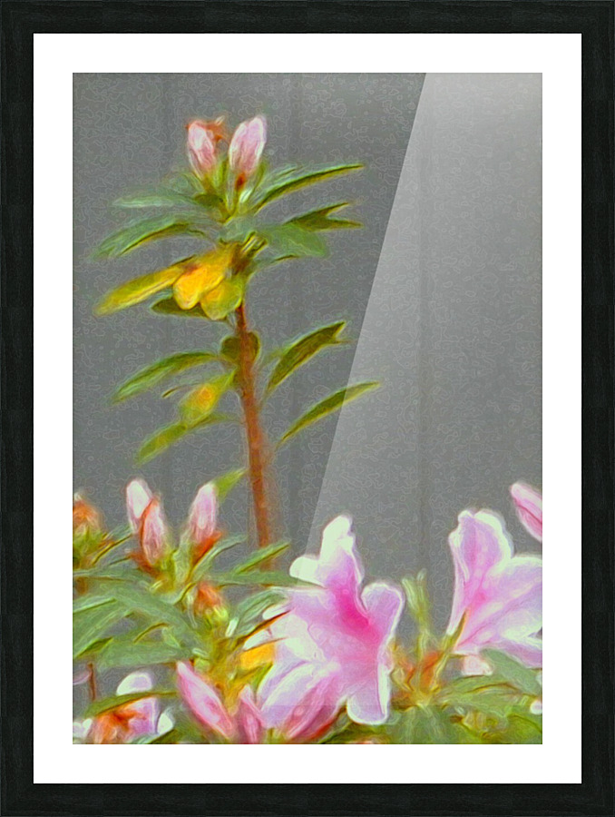 Upstanding Flowers  Picture Frame print