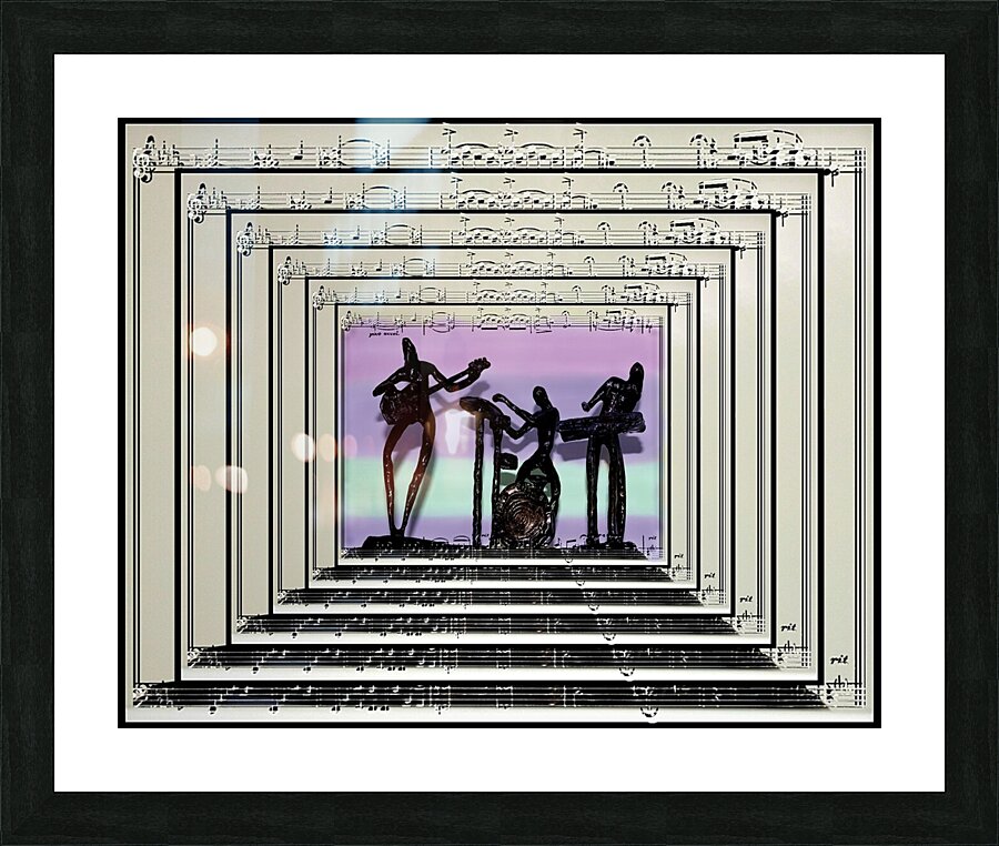 Right Here on Our Stage Picture Frame print