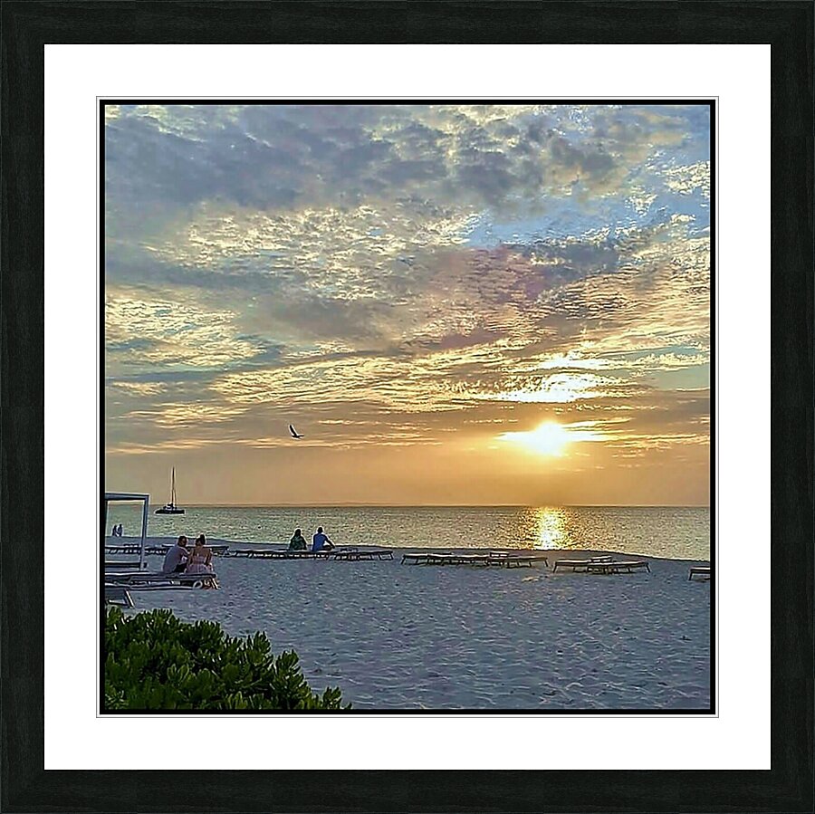Deepening Sunset Picture Frame print