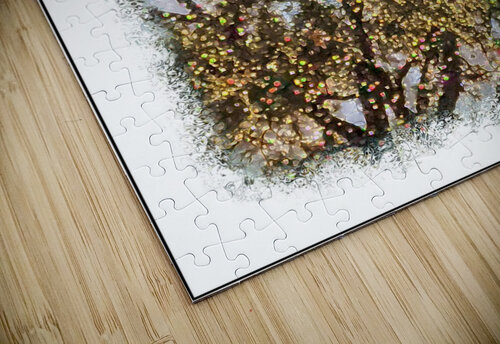 Christmas Lamppost Ellen Barron OReilly puzzle