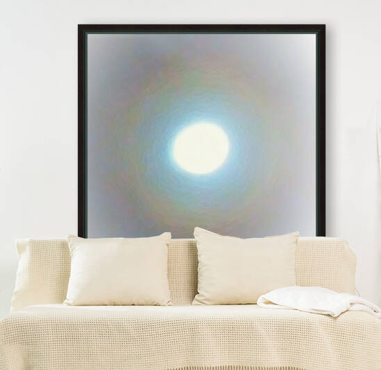 Rainbow Energy Field Moon by Ellen Barron OReilly