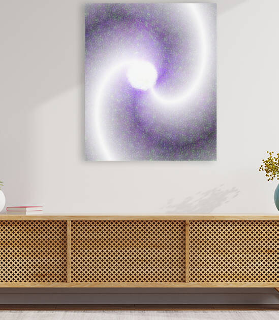 Wolf moon with a Twist by Ellen Barron OReilly