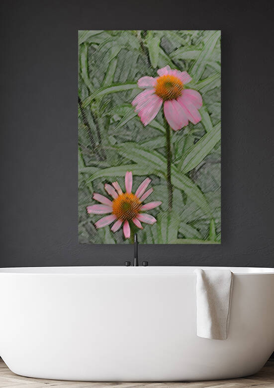 Pink Daisies Pencil  by Ellen Barron OReilly