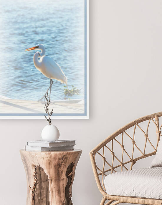 Heron on the Edge by Ellen Barron OReilly