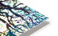 Crackled Mesh Landscape HD Metal print