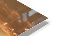 Bronzed sunset quote HD Metal print