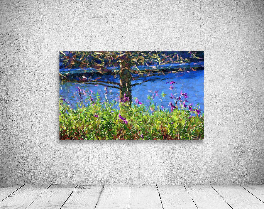 Waterside Landscape Wall Preview
