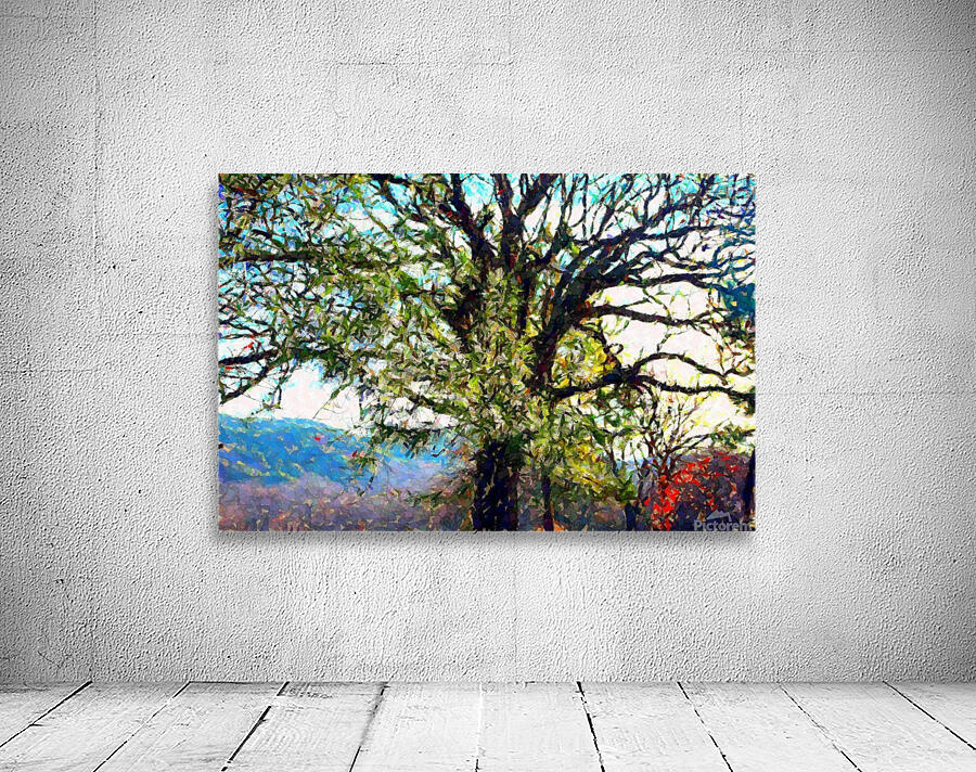 Crackled Mesh Landscape Wall Preview