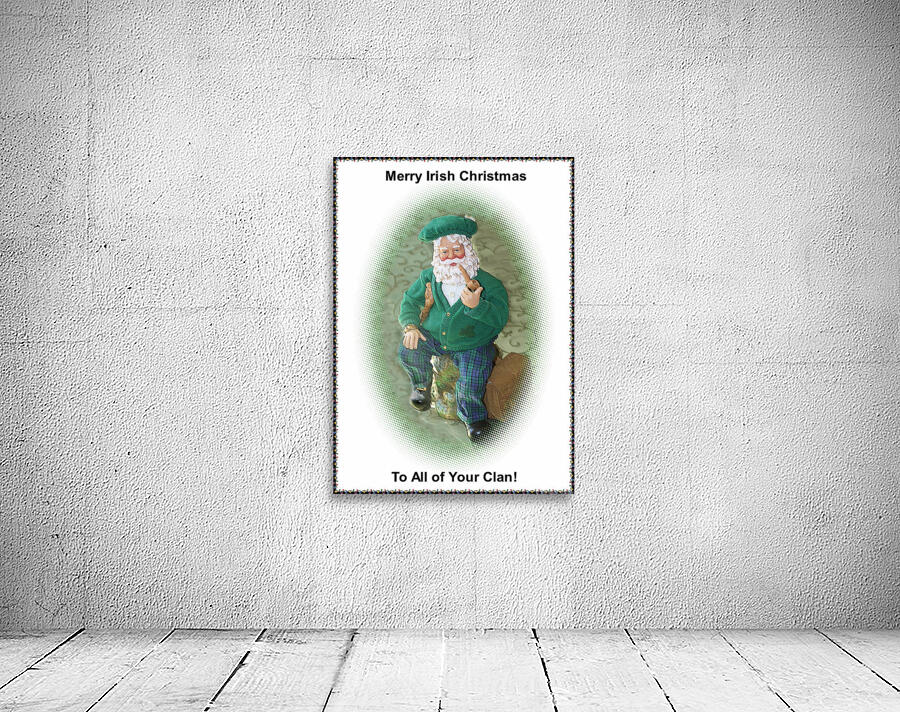 Irish Santa Wall Preview