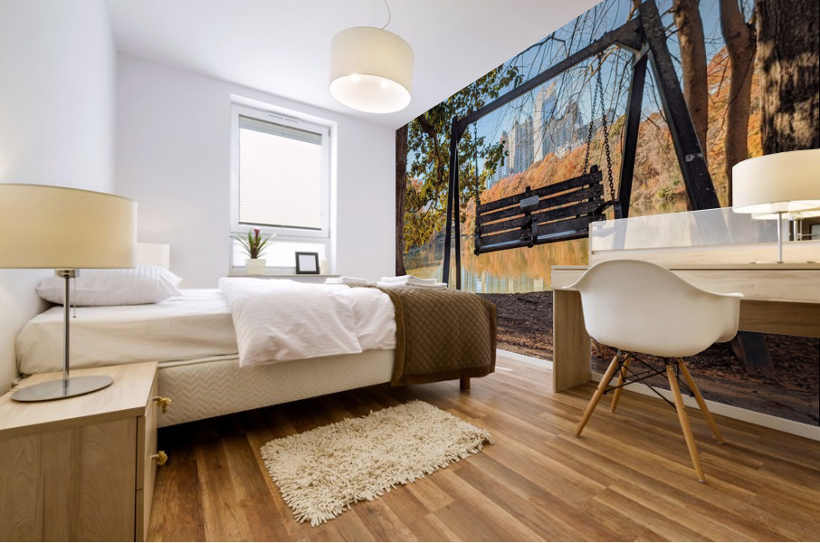 Atlanta Skyline Mural print