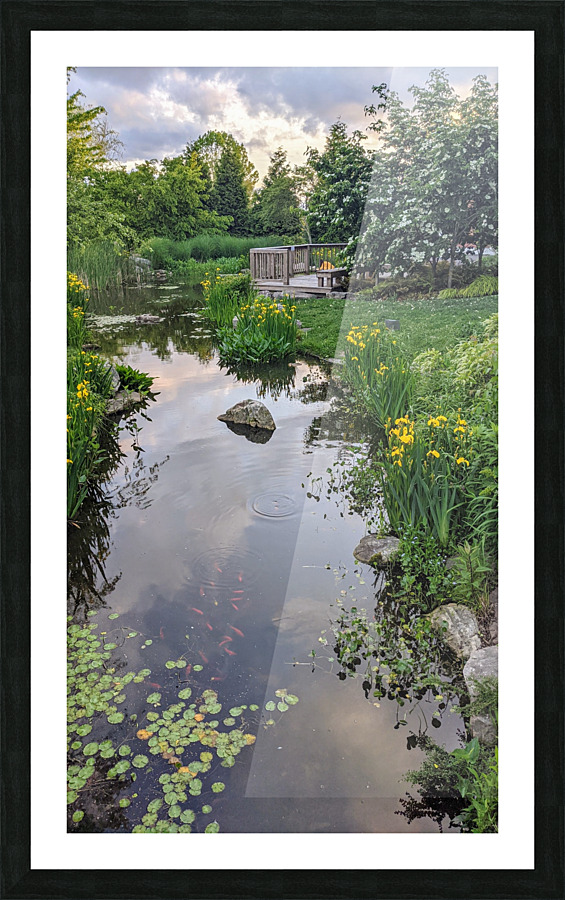 Peaceful Stream Picture Frame print