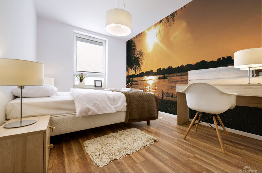 Sunset Zambezi River Mural print