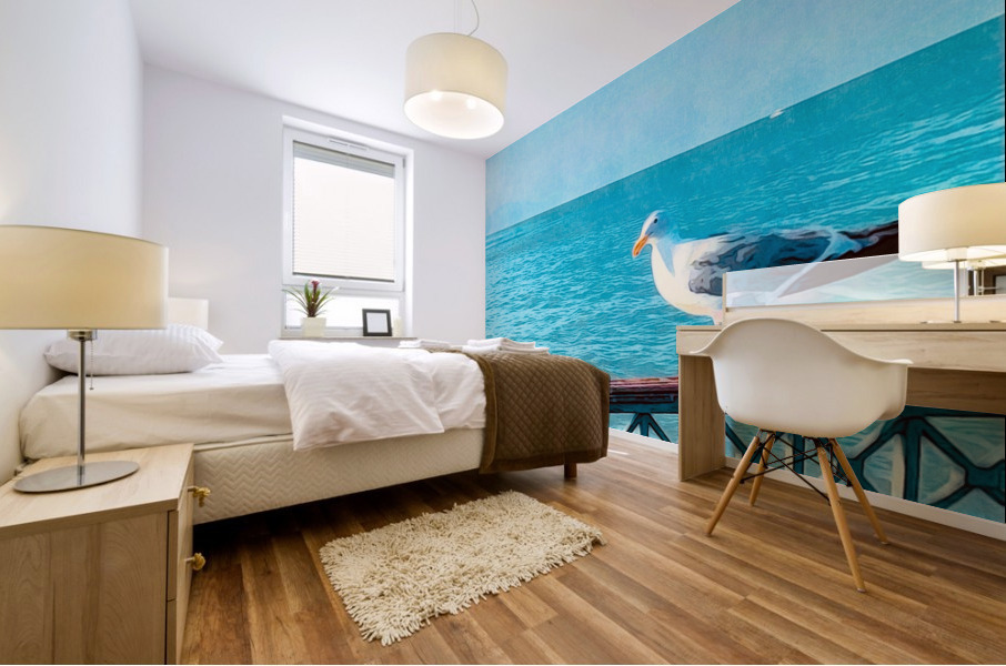 Fly Like a Seagull Mural print