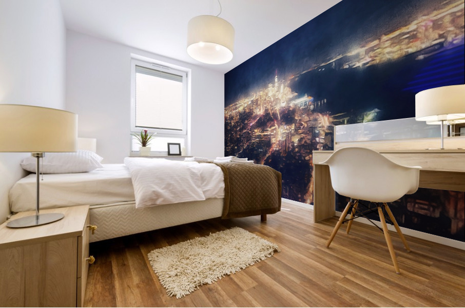 City Lights Mural print