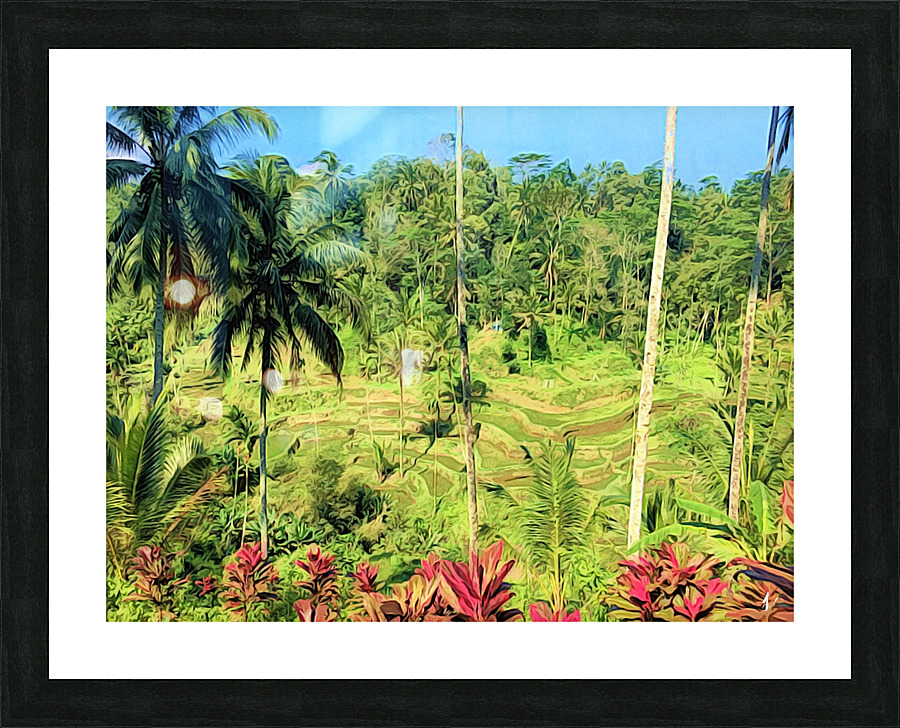 Rice Terrace Picture Frame print
