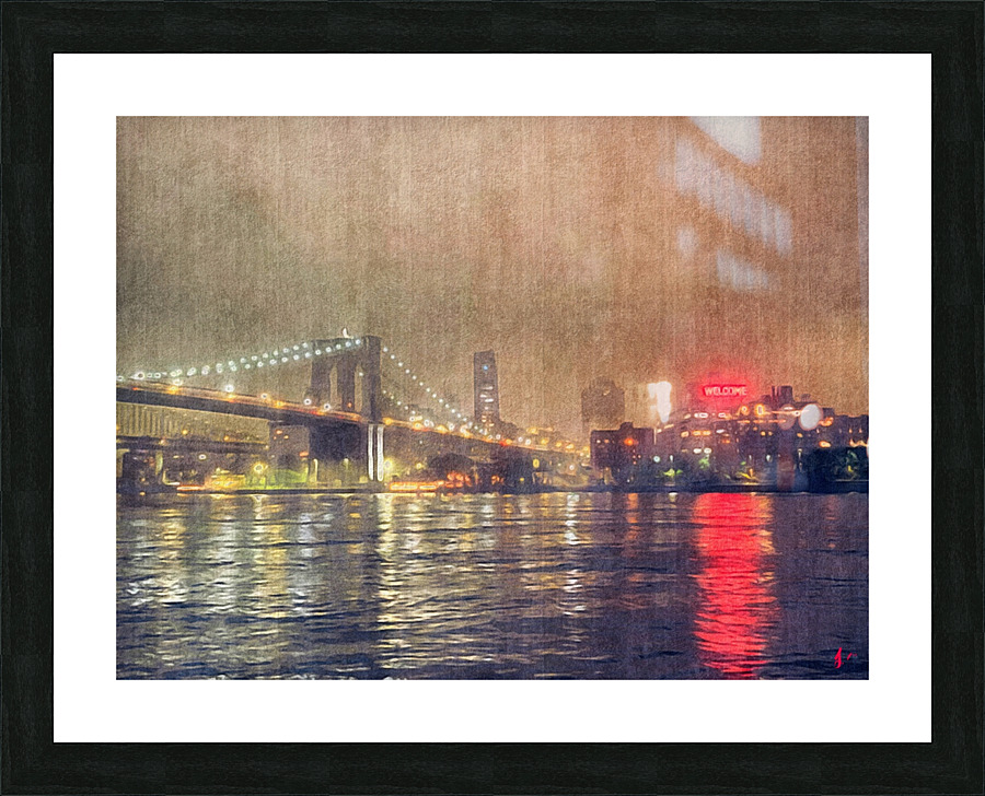 Welcome to Brooklyn Picture Frame print