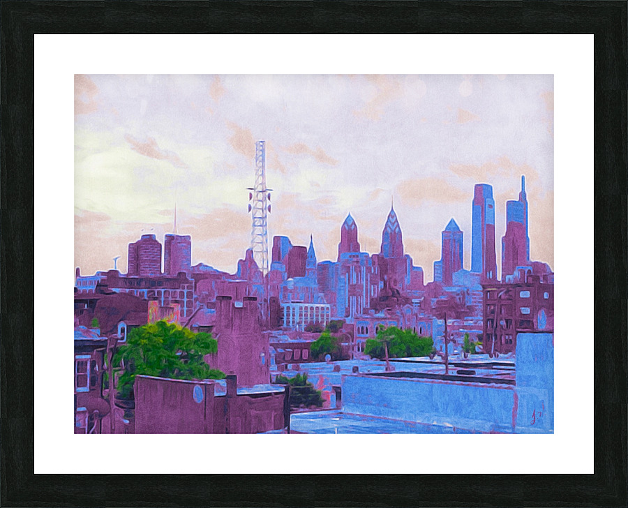 Philly Daze Picture Frame print