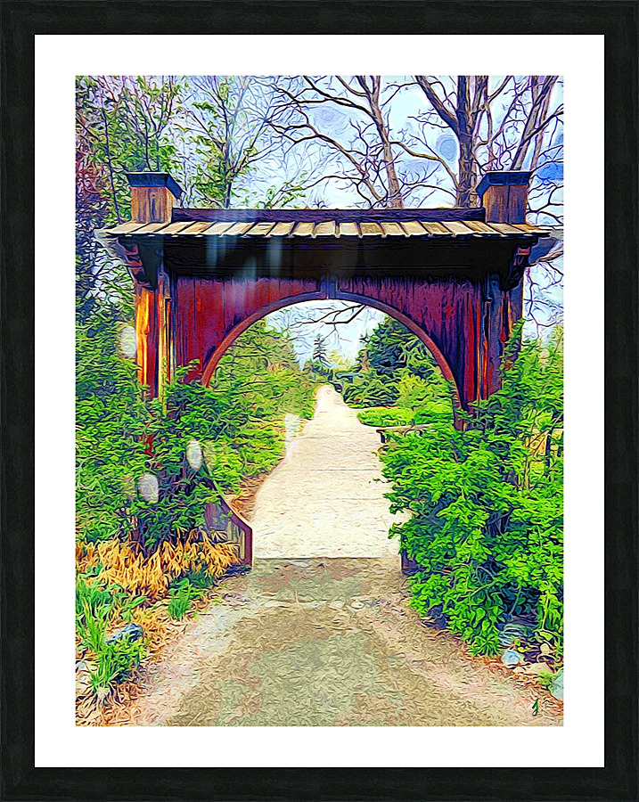 Gated Forest Picture Frame print
