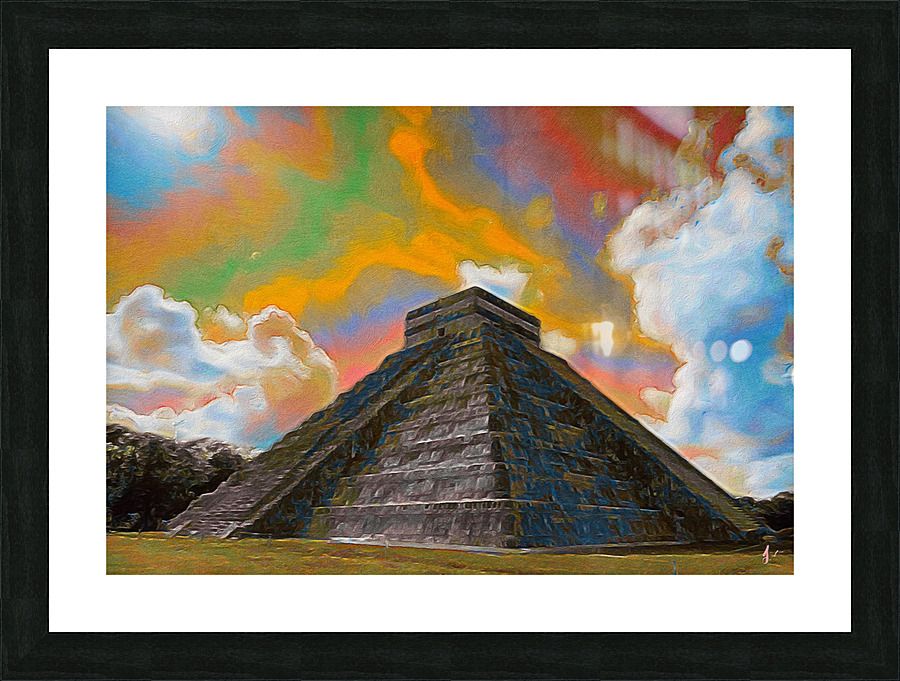 Chichen Itza Picture Frame print
